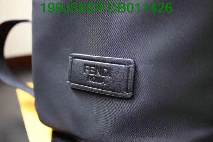 Fendi Bag-(Mirror)-Backpack-,Code: FDB011426,$: 199USD