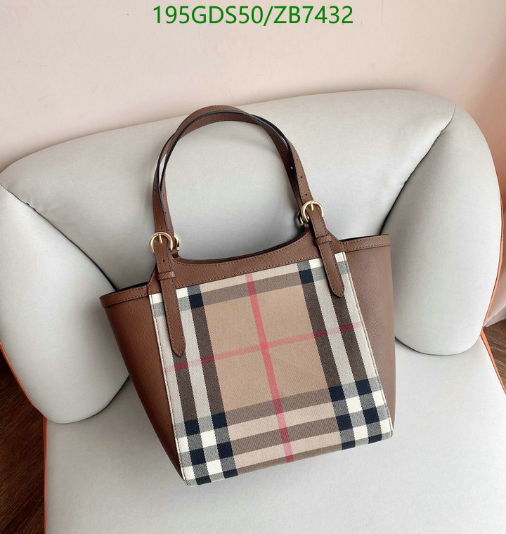 Burberry Bag-(Mirror)-Handbag-,Code: ZB7432,$: 195USD