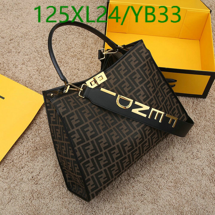 Fendi Bag-(4A)-Peekaboo,Code: YB33,$: 125USD