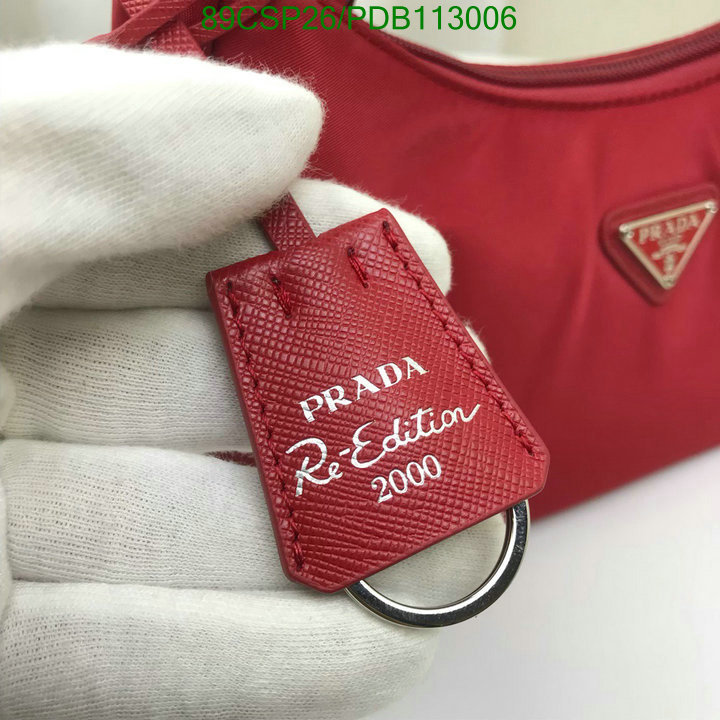 Prada Bag-(Mirror)-Re-Edition 2000,Code: PDB113006,$: 89USD