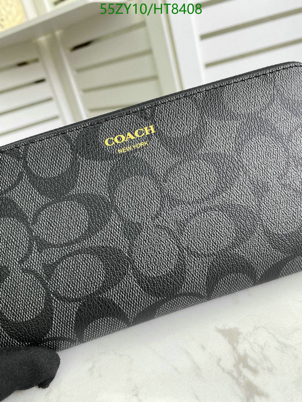 Coach Bag-(4A)-Wallet-,Code: HT8408,$: 55USD