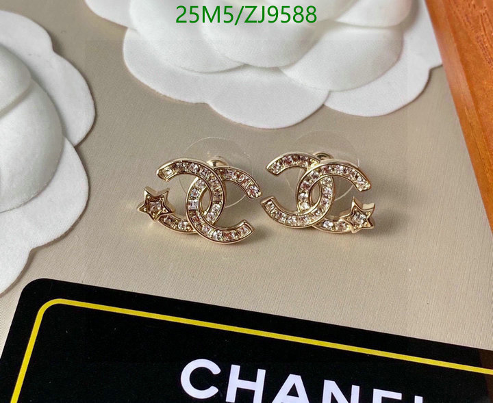 Jewelry-Chanel,Code: ZJ9588,$: 25USD