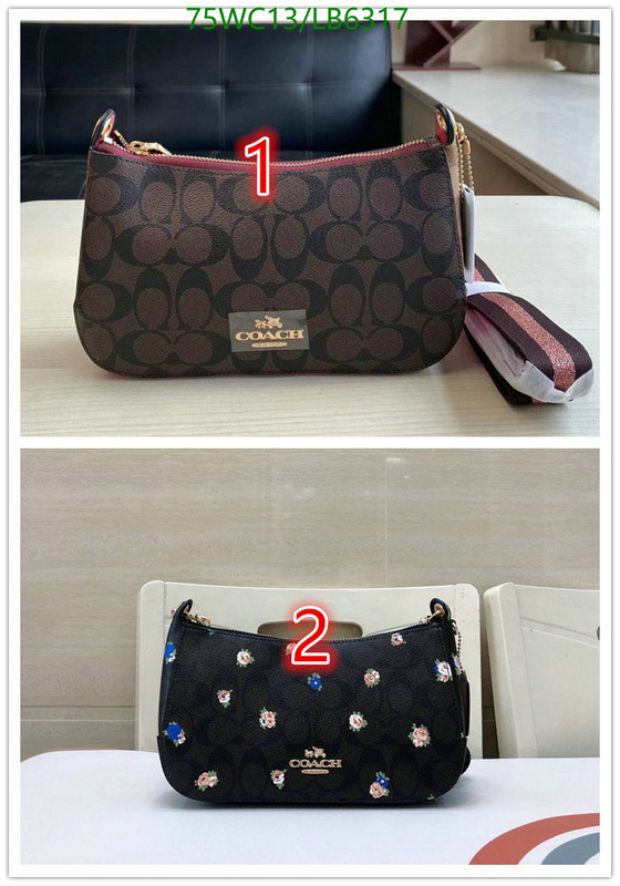 Coach Bag-(4A)-Handbag-,Code: LB6317,$: 75USD