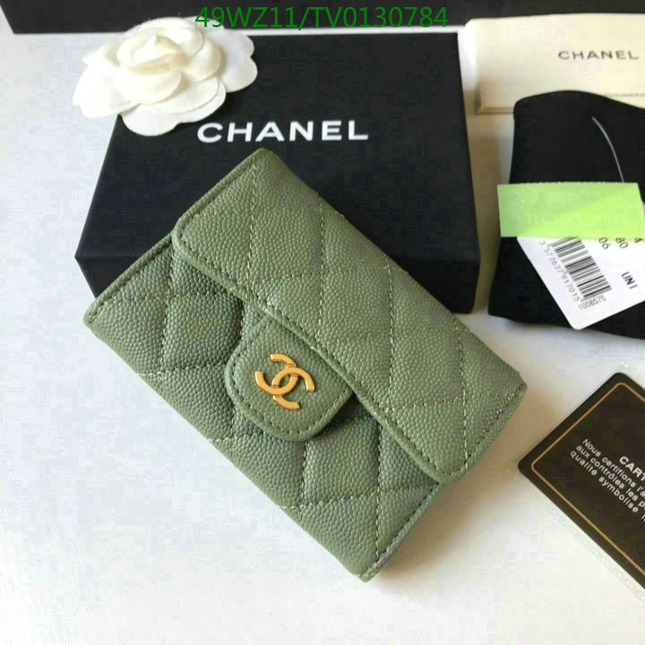 Chanel Bags ( 4A )-Wallet-,Code: TV0130784,$: 49USD