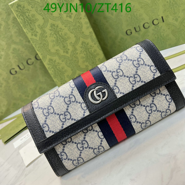 Gucci Bag-(4A)-Wallet-,Code: ZT416,$: 49USD