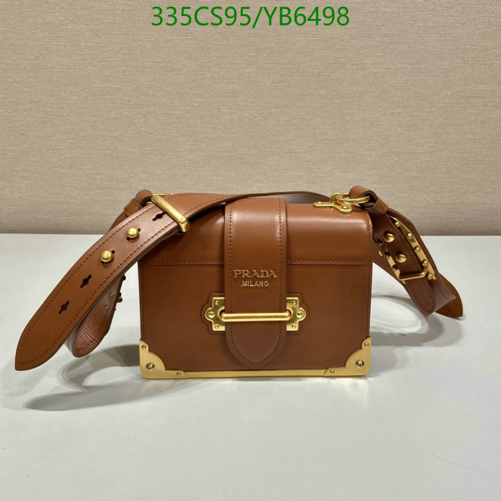Prada Bag-(Mirror)-Triangle,Code: YB6498,$: 335USD