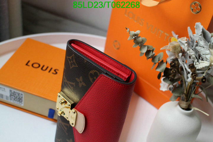 LV Bags-(Mirror)-Wallet-,Code: T062268,$: 85USD