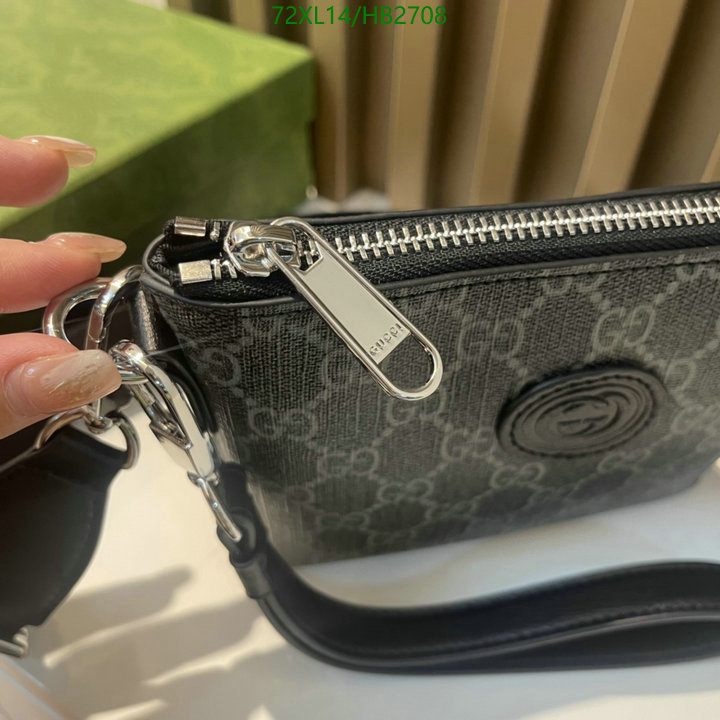 Gucci Bag-(4A)-Diagonal-,Code: HB2708,$: 72USD