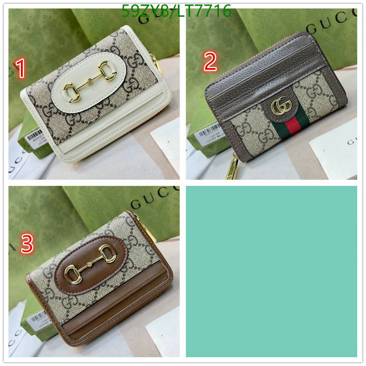 Gucci Bag-(4A)-Wallet-,Code: LT7716,$: 59USD