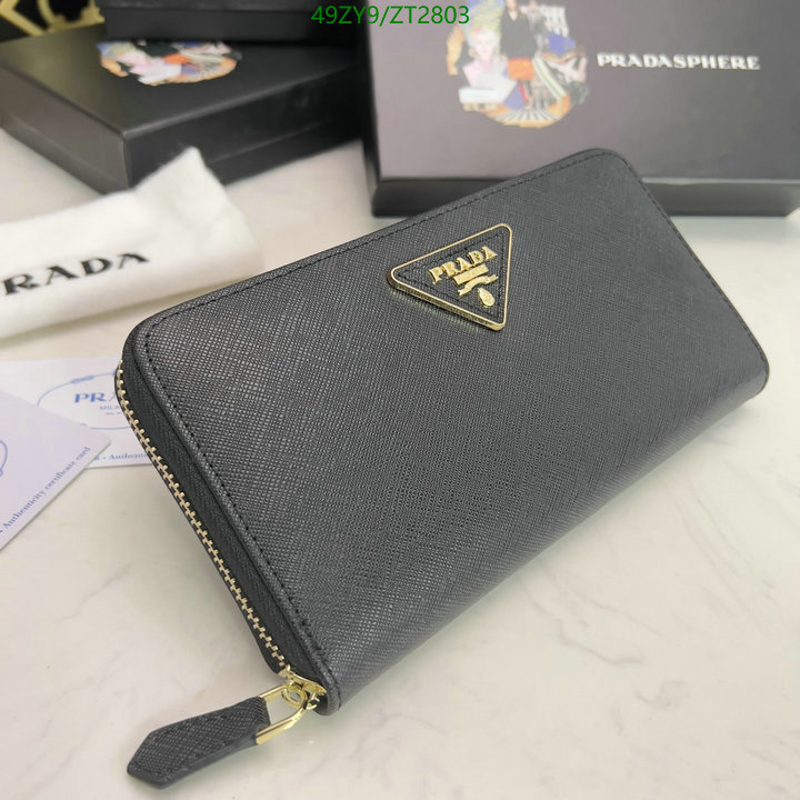 Prada Bag-(4A)-Wallet-,Code: ZT2803,$: 49USD