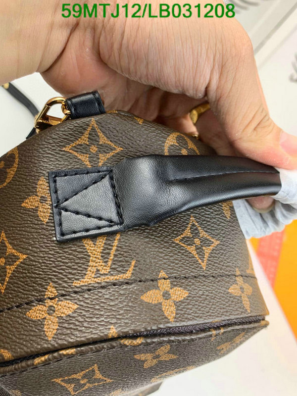 LV Bags-(4A)-Backpack-,Code: LB031208,$: 59USD