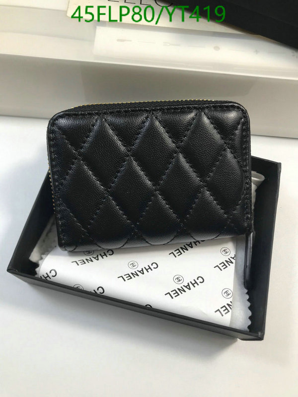 Chanel Bags ( 4A )-Wallet-,Code: YT419,$: 45USD