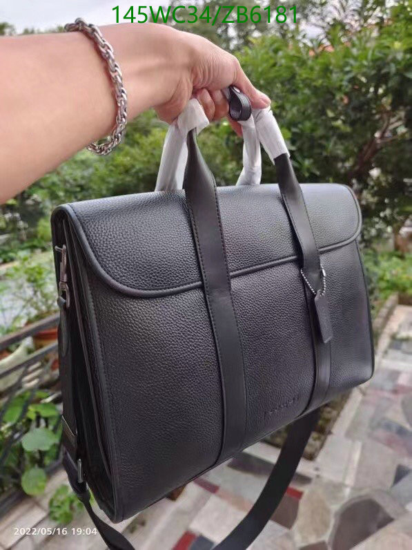 Coach Bag-(4A)-Handbag-,Code: ZB6181,$: 145USD