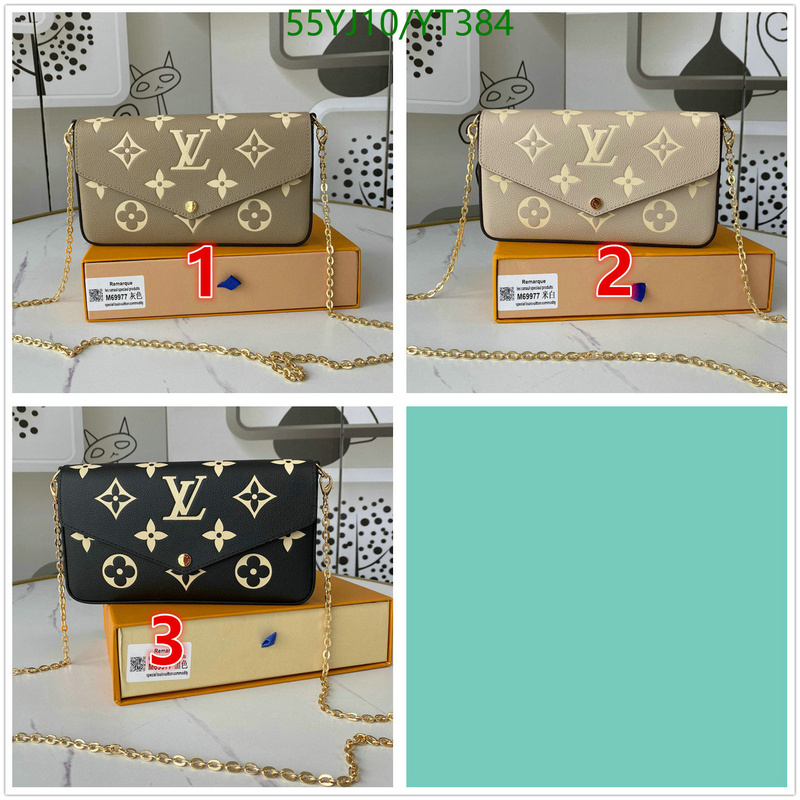 LV Bags-(4A)-Wallet-,Code: YT384,$: 55USD