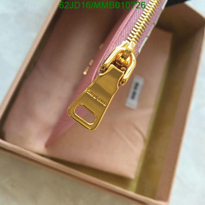 Miu Miu Bag-(Mirror)-Wallet-,Code: MMB010726,$: 62USD