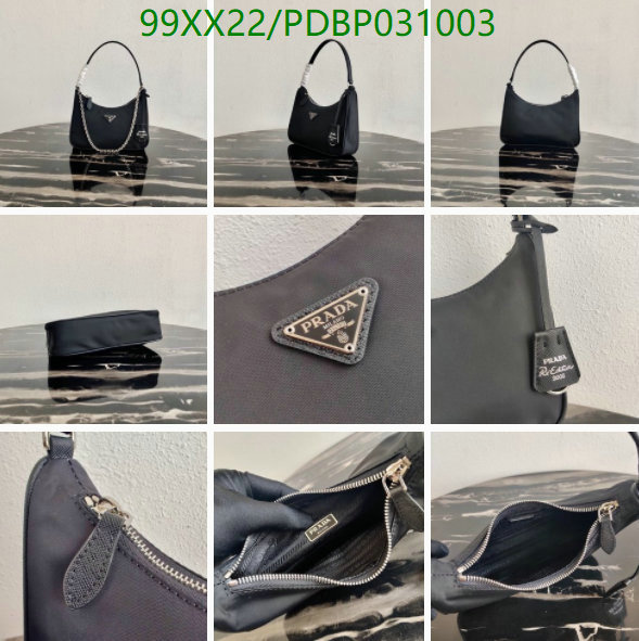 Prada Bag-(Mirror)-Diagonal-,Code: PDBP031003,$: 99USD