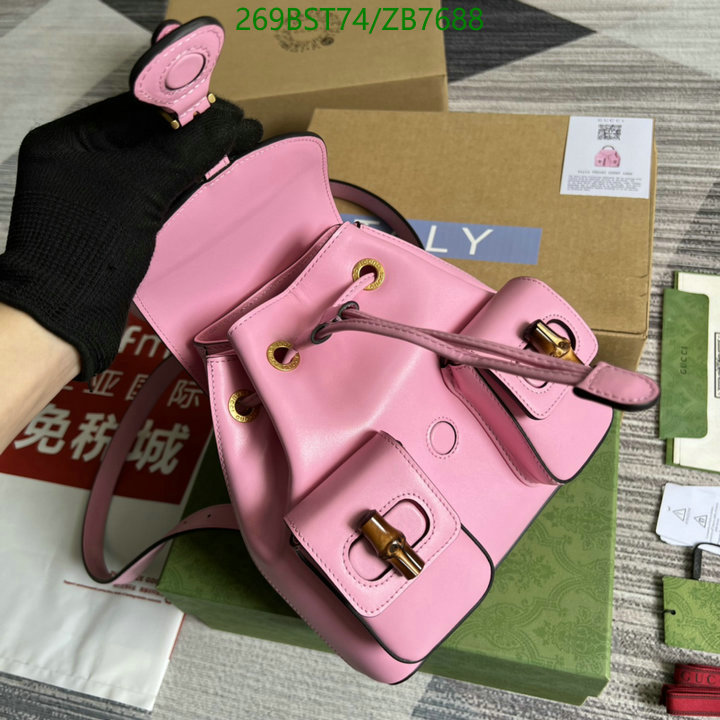 Gucci Bag-(Mirror)-Backpack-,Code: ZB7688,$: 269USD