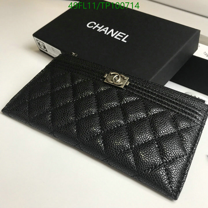 Chanel Bags ( 4A )-Wallet-,Code: TP100714,$: 49USD