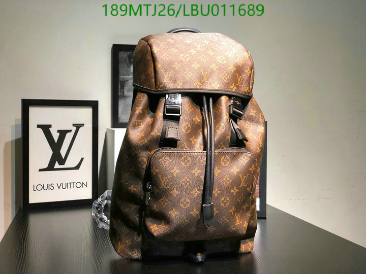 LV Bags-(4A)-Backpack-,Code: LBU011689,$: 189USD