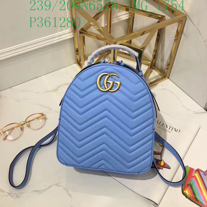 Gucci Bag-(Mirror)-Backpack-,Code: GGB112753,$: 239USD