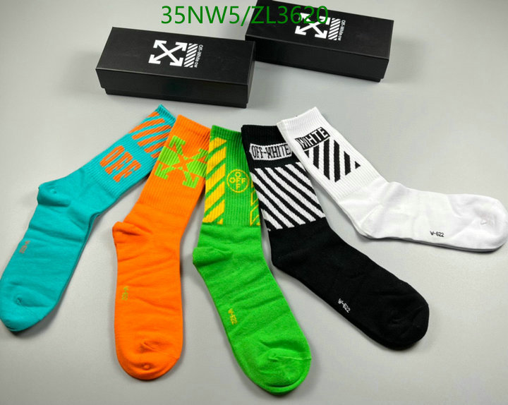 Sock-Off-White, Code: ZL3620,$: 35USD