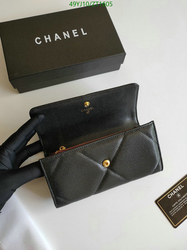 Chanel Bags ( 4A )-Wallet-,Code: ZT1605,$: 49USD