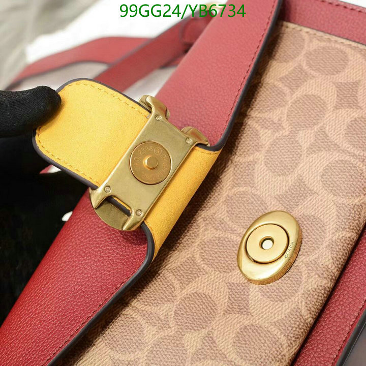 Coach Bag-(4A)-Handbag-,Code: YB6734,$: 99USD