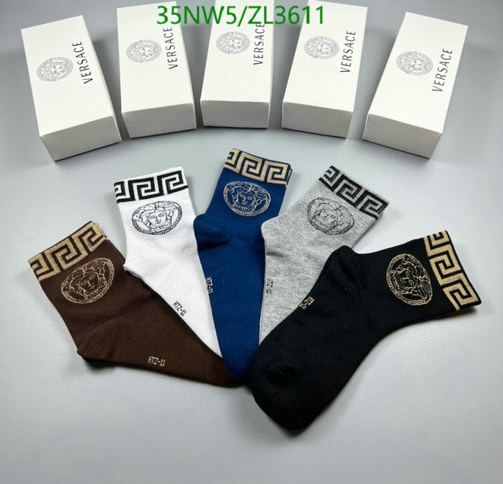 Sock-Versace, Code: ZL3611,$: 35USD