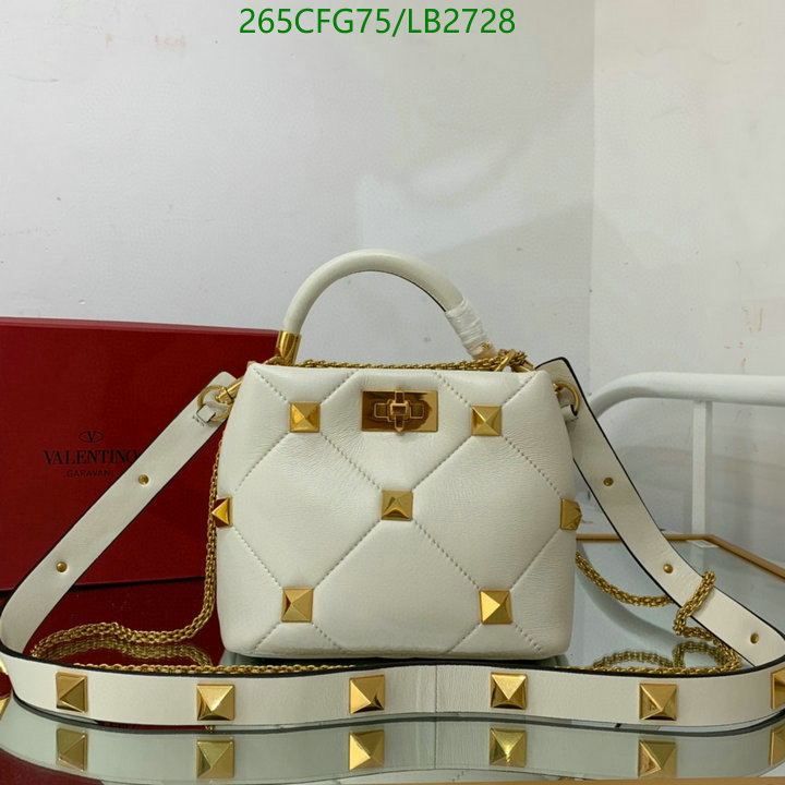 Valentino Bag-(Mirror)-Roman Stud,Code: LB2728,$: 265USD