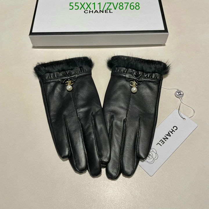 Gloves-Chanel, Code: ZV8768,$: 55USD