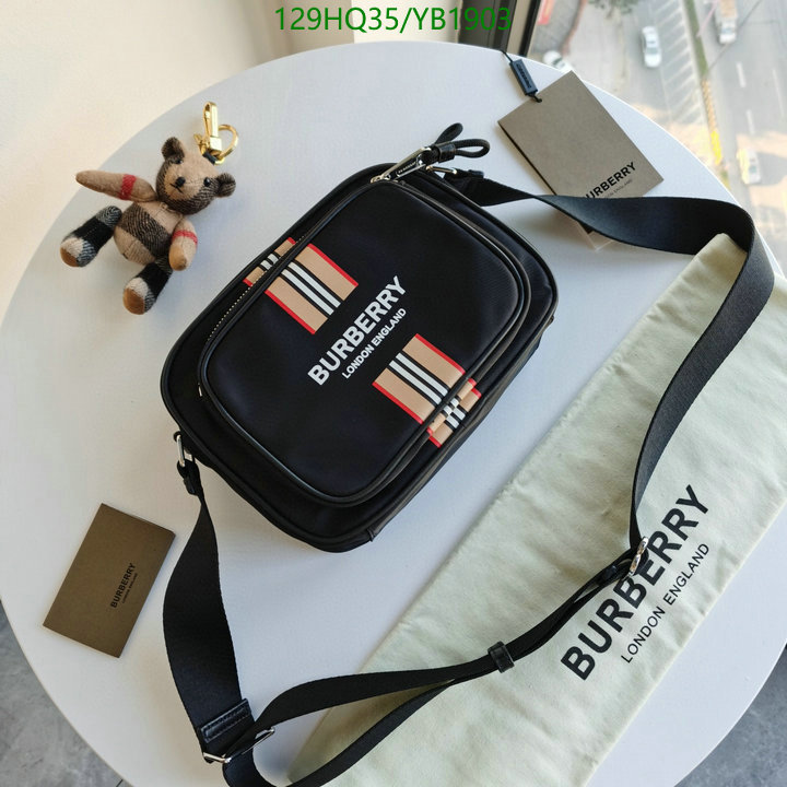 Burberry Bag-(Mirror)-Diagonal-,Code: YB1903,$: 129USD