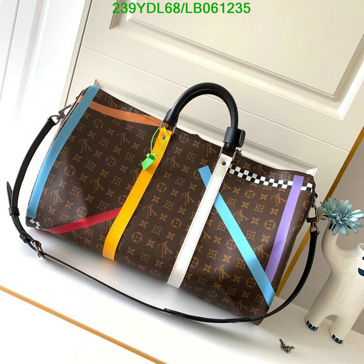 LV Bags-(Mirror)-Keepall BandouliRe 45-50-,Code:LB061235,$: 239USD