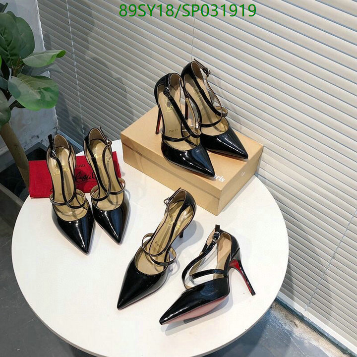 Women Shoes- Christian Louboutin,-Code: SP031919,$: 89USD