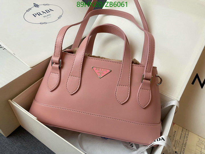 Prada Bag-(4A)-Handbag-,Code: ZB6061,$: 89USD