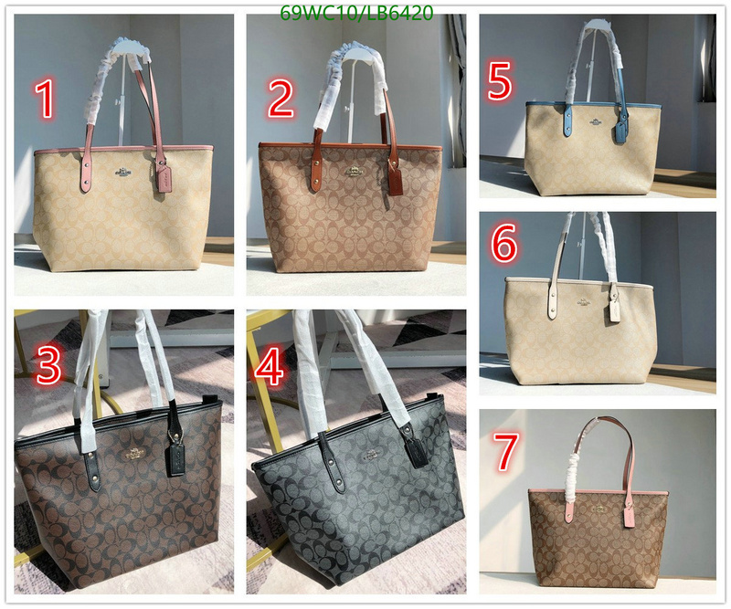 Coach Bag-(4A)-Tote-,Code: LB6420,$: 69USD