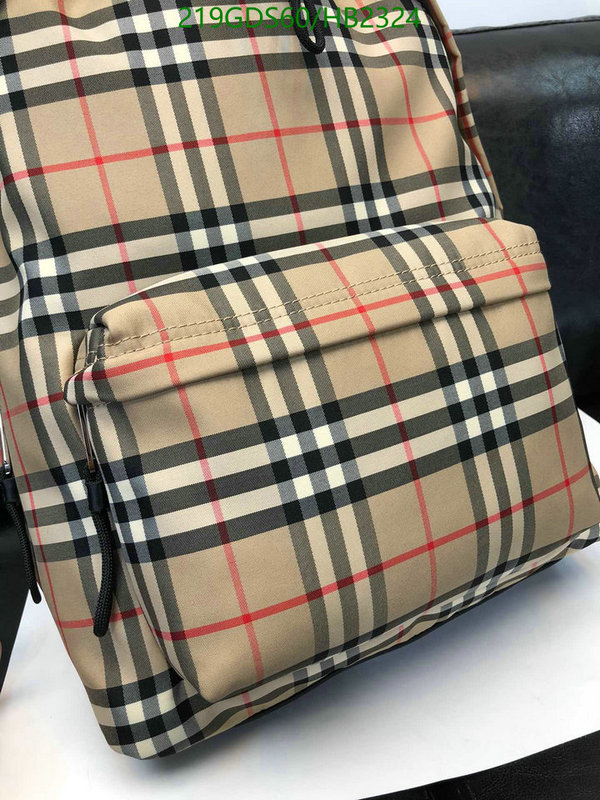 Burberry Bag-(Mirror)-Backpack-,Code: HB2324,$: 219USD