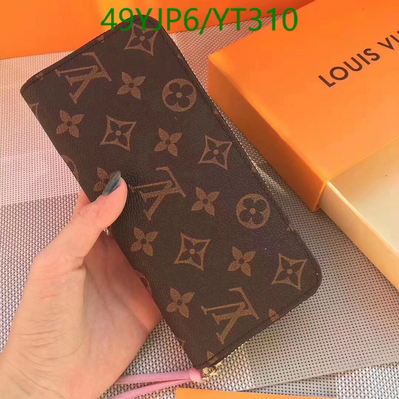 LV Bags-(4A)-Wallet-,Code: YT310,$: 49USD