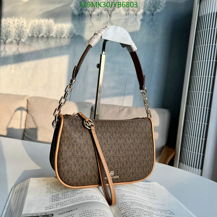 Michael Kors Bag-(Mirror)-Handbag-,Code: YB6803,$: 129USD