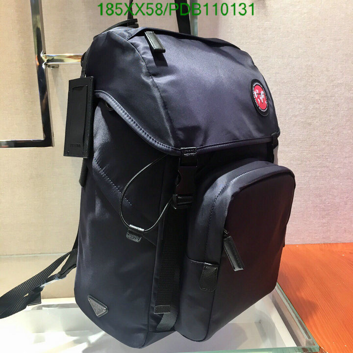 Prada Bag-(Mirror)-Backpack-,Code: PDB110131,$:185USD