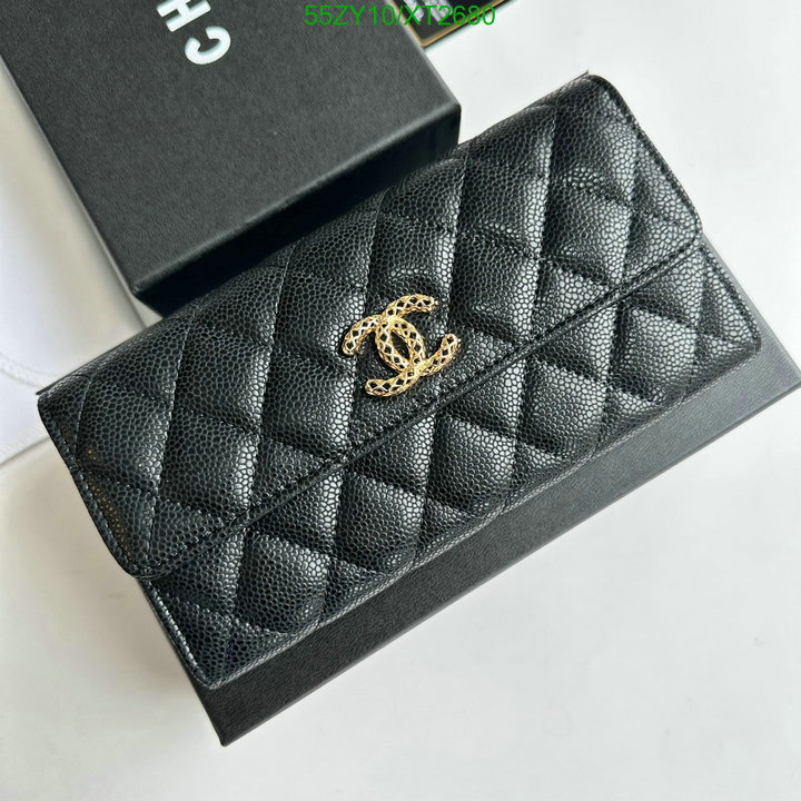 Chanel Bags ( 4A )-Wallet-,Code: XT2680,$: 55USD