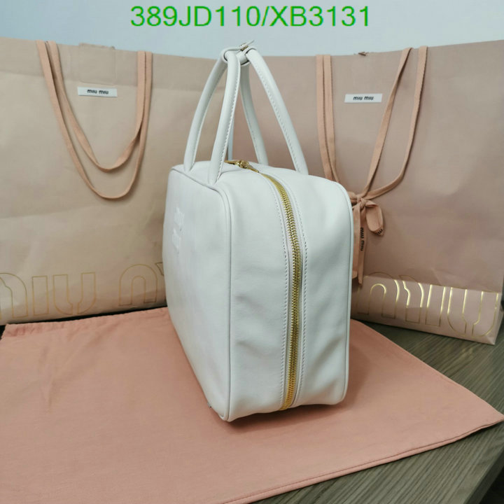 Miu Miu Bag-(Mirror)-Handbag-,Code: XB3131,$: 389USD