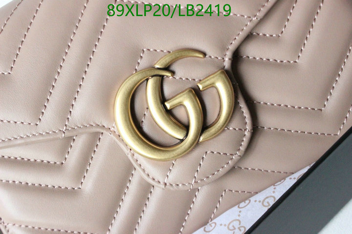 Gucci Bag-(4A)-Marmont,Code: LB2419,$: 89USD