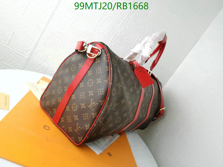 LV Bags-(4A)-Keepall BandouliRe 45-50-,Code:RB1668,$: 99USD