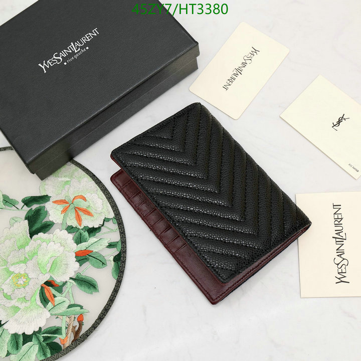 YSL Bag-(4A)-Wallet-,Code: HT3380,$: 45USD