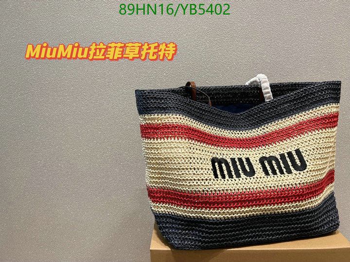 Miu Miu Bag-(4A)-Handbag-,Code: YB5402,$: 89USD