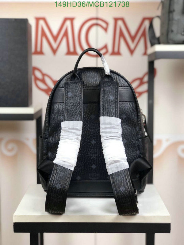 MCM Bag-(Mirror)-Backpack-,Code: MCB121738,$: 149USD