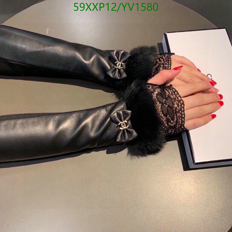 Gloves-Chanel, Code: YV1580,$: 59USD