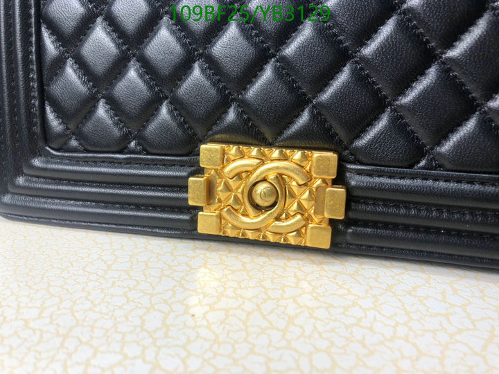 Chanel Bags ( 4A )-Le Boy,Code: YB3129,$: 109USD