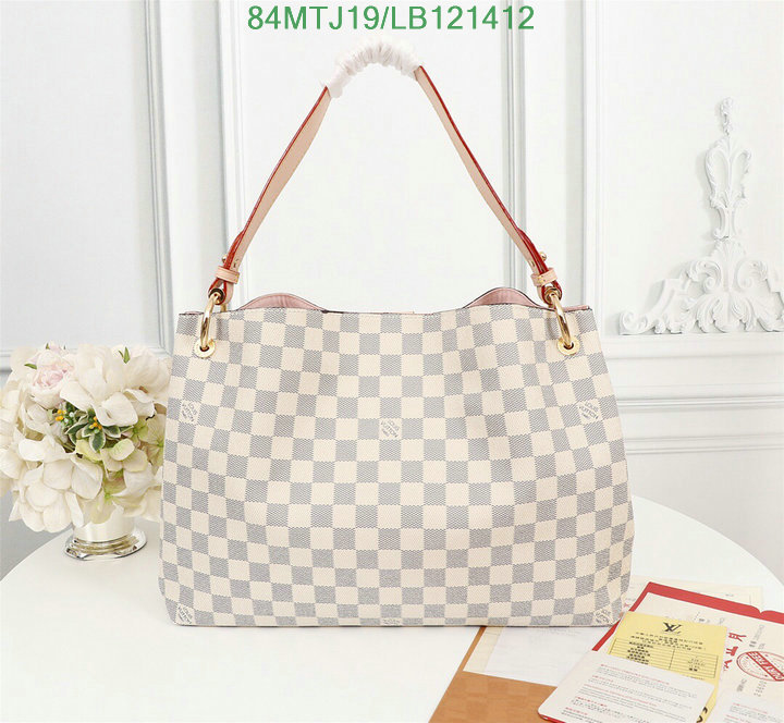 LV Bags-(4A)-Handbag Collection-,Code: LB121412,$: 84USD