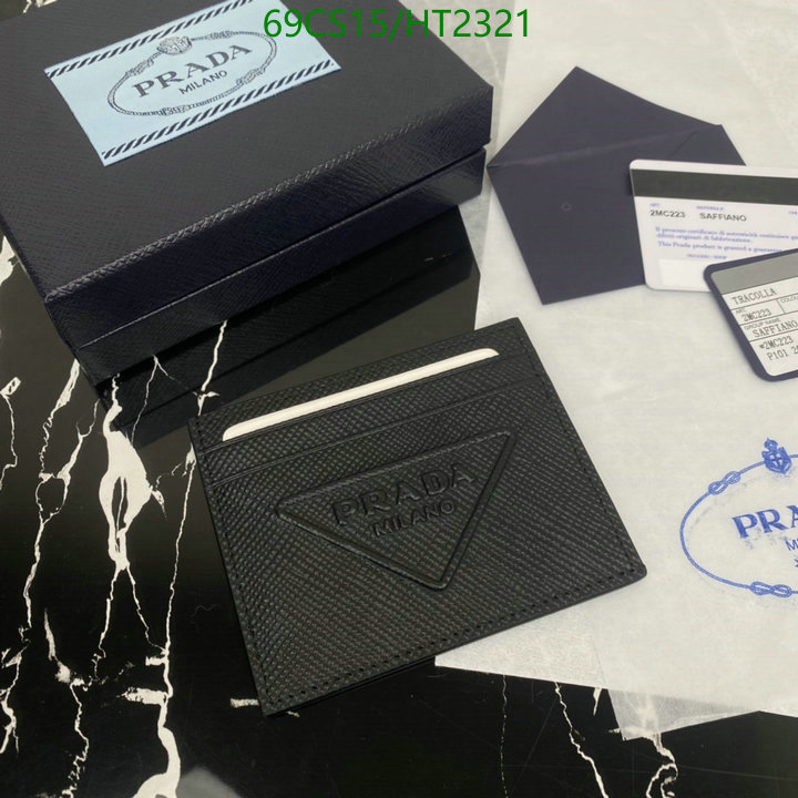 Prada Bag-(Mirror)-Wallet-,Code: HT2321,$: 69USD